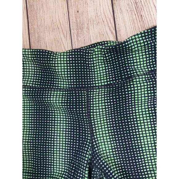 ATHLETA Women's GALATIC CHATURANGA Blue Green Spandex Shorts Size Small - Picture 4 of 7